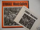 RARE WOODY GUTHRIE STRUGGLE FOLKWAYS LP ASCH BOOK EX