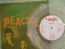THE STRANGLERS Peaches 7 BLACKMAIL 45 PUNK CLEAR VINYL