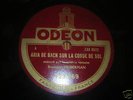 FRENCH 78rpm ODEON BACH aria violin BRONISLAW  HUBERMAN