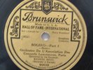 Ravel Conducts Bolero, 2 x 78, Brunswick 90039-40. VG