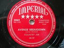 BLUES - COUNTRY JIM 'AVENUE BREAKDOWN' IMPERIAL 78