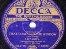RAREST UK#1? LITA ROZA 78 THAT DOGGIE IN THE WINDOW EX+