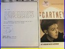 PAUL MCCARTNEY LP UK Apple THE BEATLES : Promo / INSERT