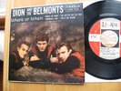 DION AND THE BELMONTS WHERE OR WHEN 1959 TOP RARE EP