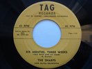 THE SHARPS RARE DOO WOP 45 ON TAG NM