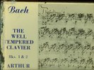 Arthur LOESSER piano BACH Well-Tempered Clavier 6 LPs