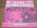 THE KINKS Autumn almanac 1967 RARE FRENCH