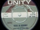 LESTER STERLING - REGGIE ON - OG UNITY 7