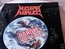 nuclear assault - handle with care	signed thrash metal