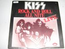 Kiss Rock and Roll All Nite Live Mega rare Dutch 45 PS