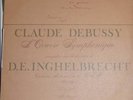 INGHELBRECHT / DEBUSSY la mer .. / DUCRETET-THOMSON