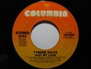 Modern Soul 45 TYRONE DAVIS Just My Luck COLUMBIA HEAR