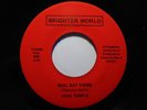 70's Soul/Funk 45 CARL TEMPLE on BRIGHTER WORLD HEAR