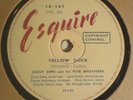ZOOT SIMS QUARTET Yellow Duck Ex+ Esquire Jazz 78 RPM