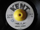 Northern Soul 45 VERNON GARRETT Shine It On Kent HEAR