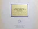 CLARA HASKIL Peter Rybar BRAHMS Red Vinyl CONCERT HALL