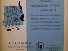Andy Warhol Art Cover Prokofiev NEVSKY Columbia ML-4247