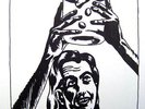 RAYMOND PETTIBON ART COVER 7” DOS BOB LAWTON