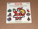 Elvis Presley 45 Record 74-0572 Merry Christmas Baby