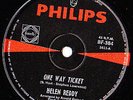ONE WAY TICKET HELEN REDDY 1968 HER FIRST 45  POP PSYCH