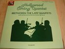 HOLLYWOOD STRING QUARTET BEETHOVEN LATE QUARTETS 4 LPS