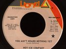 Soul Funk 45   Hot Ice Company on LIONEL ?