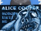 ALICE COOPER MOTORPSYCHO 45 RARE SHAPEDISC BLUE VINYL