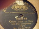 HAROLD WILDE*  COME BACK TO ERIN *Fair