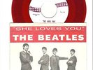 Rare Ltd  Red Vinyl US Swan 45 Beatles She Loves You