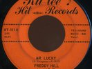 FREDDY HILL Mr. Lucky TX NEW BREED SOUL 45 listen