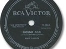 ELVIS PRESLEY 78 RPM Record. Hound Dog/Don't Be Cruel