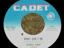 RARE NORTHERN SOUL 45 GEORGE KIRBY-WHAT CAN I DO CADET