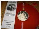 AC/DC Live From The Atlantic Studios New Red Vinyl LP