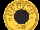 ROCKABILLY 45 Elvis Presley SUN 209 That's All Right
