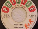 ROCK-A-BILLY 45 RPM, JANIS MARTIN, TEEN STREET