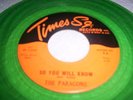 THE PARAGONS-TIMES SQ. RECORDS-DOO-WOP 45