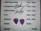 WASP DOUG BLAIR GUITAR PICK BLACKIE LAWLESS SIGNED LIST