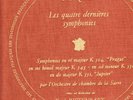 Karl RISTENPART Mozart 4 last symphonies DISCOPHILES M