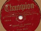 MAE GLOVER JOHN BYRD CHAMPION 15814 BLUES 78 RPM V