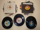 Assortment of Country, Western 45 RPM vinyl records(70)