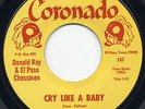 LISTEN- Rare Texas Soul 45- Donald Ray- Cry Like A Baby