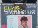 Elvis Presley-Blue Christmas/Santa Claus Is- USA 45+P/S