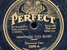 Josh White aka Pinewood Tom, Piedmont blues Perfect 78