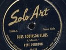 Pete Johnson piano solos 78 on Solo Art