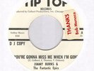 Jimmy Burns Miss Me Tip Top Promo Northern Soul 45 Hear