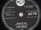 ELVIS PRESLEY 1960 UK 78 STUCK ON YOU FAME & FORTUNE 78