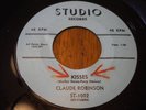 Rare Rockabilly Claude Robinson on Studio 1002  VG+ 7