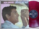 LP JAPON Gilbert BECAUD OP-8228 - SUPERBE  ROUGE 