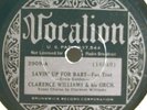 8) 78 RPM CLARENCE WILLIAMS ORCH VOCALION 2909