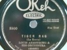 72) 78 rpm LOUIS ARMSTRONG and His ORCHESTRA OKEH 8800